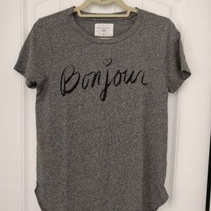 Anthropologie Sol Angeles BONJOUR T-Shirt S M L